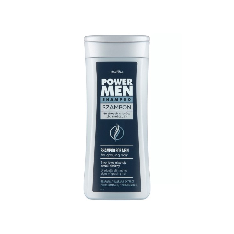 Joanna POWER MEN Shampoo für graues Haar 200 ml