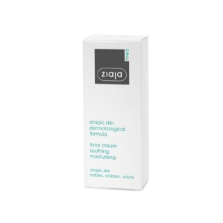 Ziaja Med atopische dermatologische behandeling Verzachtende en hydraterende gezichtscrème 50 ml
