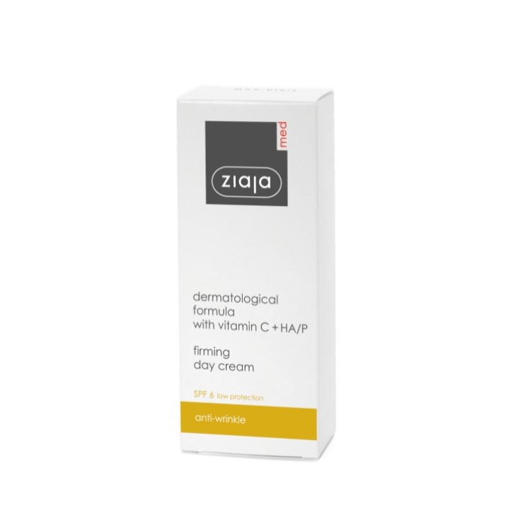 Ziaja Med Vitamin C+HA/P Treatment Firming Day Face Cream SPF 6 50 ml