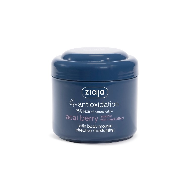 Ziaja Acai Berries Satin Body Mousse Wirksam feuchtigkeitsspendend 200 ml