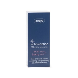 Ziaja Acai Berries Nährende und regenerierende Gesichts- und Halscreme zur Reduzierung trockener Haut 50 ml