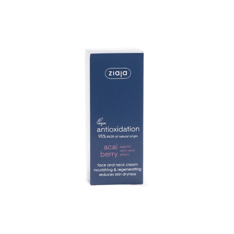 Ziaja Acai Berries Nourishing and regenerating face and neck cream reducing skin dryness 50 ml