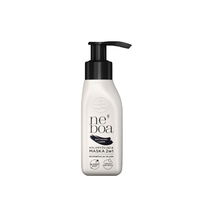 Neboa 2in1 Färbende Haarmaske Satin Black 100 ml