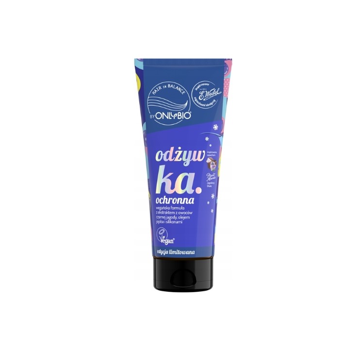 OnlyBio Hair in Balance x Wedel Après-shampooing protecteur Ptasie Mleczko Berry Shake 200 ml