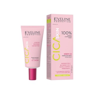 Зволожувальний та тонізуючий CC-крем для обличчя Eveline Cica Skin 30 мл