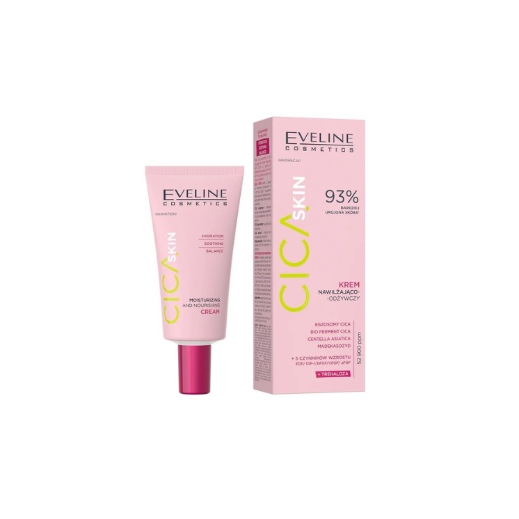 Eveline Cica Skin nawilżająco - odżywczy Krem do twarzy 50 ml