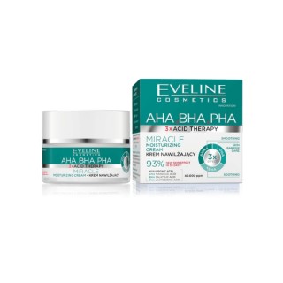 Eveline 3xAcid AHA BHA PHA Miracle nawilżający Krem do twarzy 50 ml