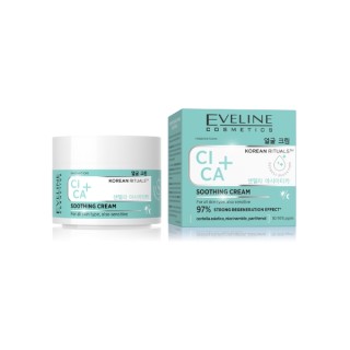 Eveline Korean Rituals Cica+ kojący Krem do twarzy 50 ml