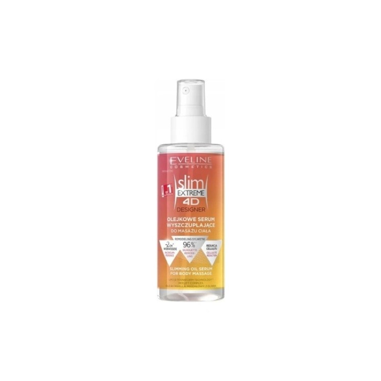 Eveline Slim Extreme 4D olejkowe Serum wyszczuplające do masażu ciała 150 ml