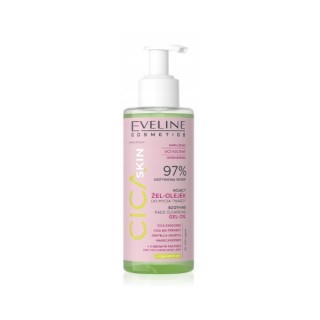 Eveline Cica Skin kojący Żel - olejek do mycia twarzy 145 ml