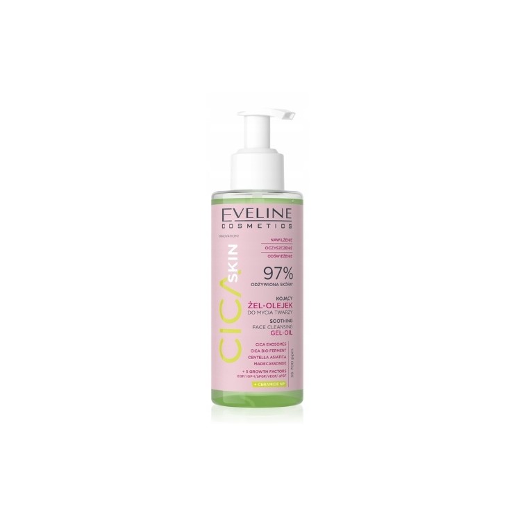 Eveline Cica Skin kojący Żel - olejek do mycia twarzy 145 ml