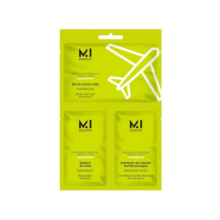 Marion Travel Pack : Duschgel + Körperlotion + Haarshampoo (30.06.2026)
