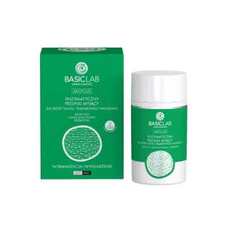 BasicLab Micellis enzymatyczny Peeling myjący Skóra tłusta, trądzikowa i wrażliwa 35 g