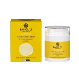BasicLab Complementis Aufhellende Maske für Gesicht, Hals und Dekolleté 50 ml