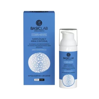 Crème visage hydratante BasicLab Complementis à l'ectoïne, consistance légère, 50 ml