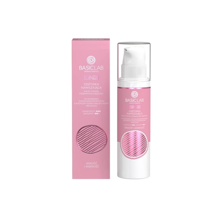 Après-shampoing hydratant BasicLab Capillus 250 ml