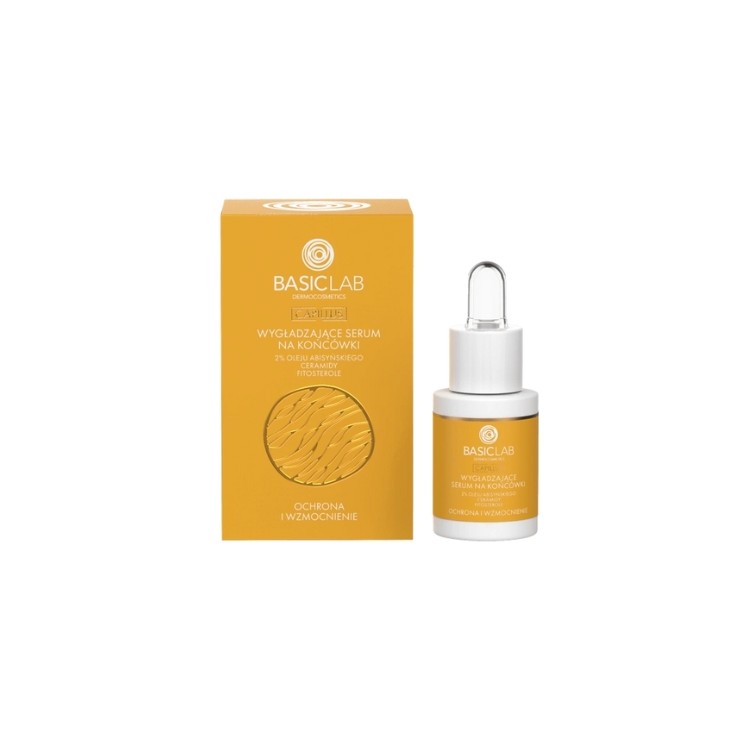 BasicLab Capillus Sérum Lissant Pointes de Cheveux 15 ml