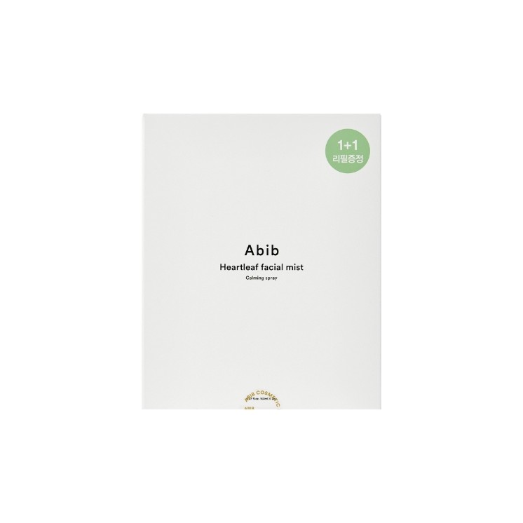 Abib  Heartleaf Nawilżająca Mgiełka do Twarzy - 150 ml + Uzupełnienie 150 ml