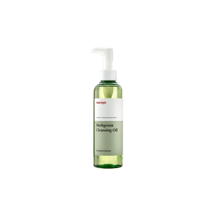 Ma:nyo Herb Green Huile nettoyante pour le visage à base de plantes 200 ml