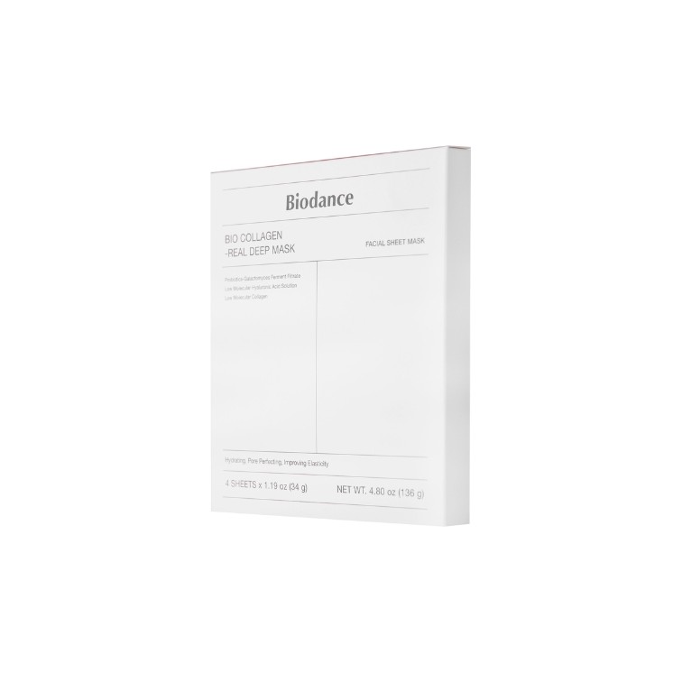 Biodance Bio-Collagen Zestaw Ujędrniających Masek Kolagenowych do Twarzy 4 sztuki / 34 g