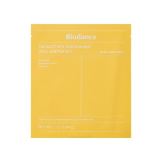 Biodance Radiant Vita Niacinamide Illuminating Face Mask 1 Stück 34 g