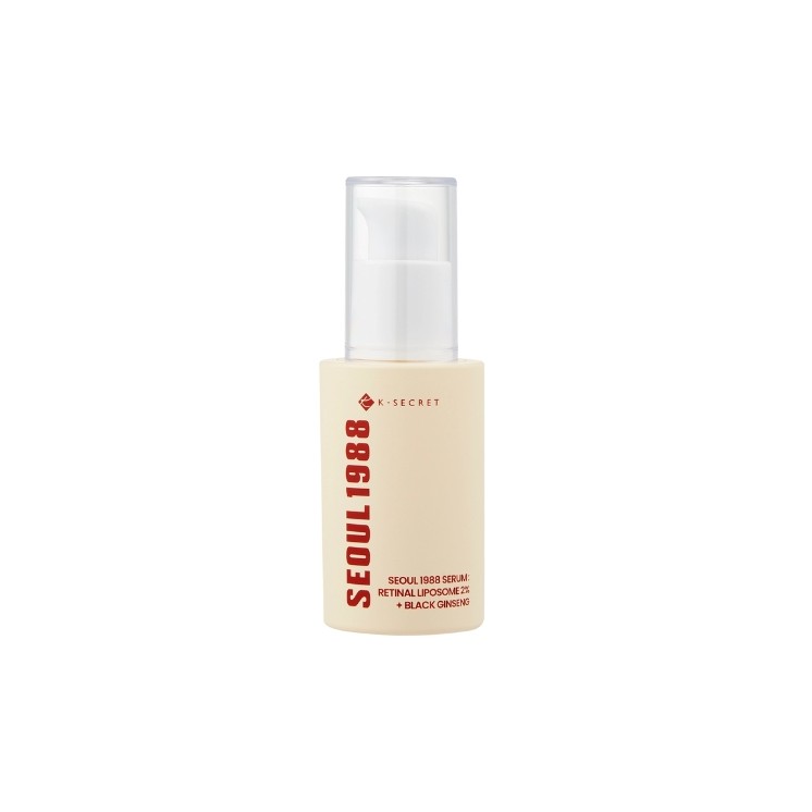 K- SECRET SEOUL 1988 Retinal Liposome 2% + Black Ginseng Verstevigend Serum met Retinal 30 ml