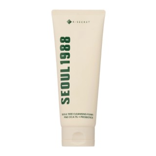K- SECRET SEOUL 1988 Reinigingsschuim: Pine Cica 1% + Probiotica Reinigingsgezichtsschuim 150 ml