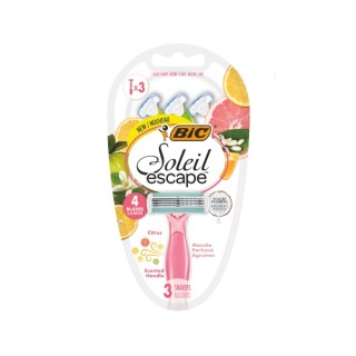 Lot de 3 rasoirs BIC Soleil Escape Citrus Lot de 3 rasoirs BIC Soleil Escape Citrus