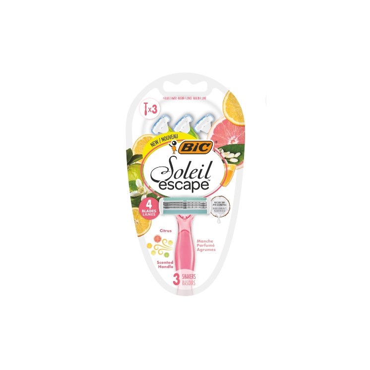 BIC Soleil Escape Citrus Razors 3 Pack