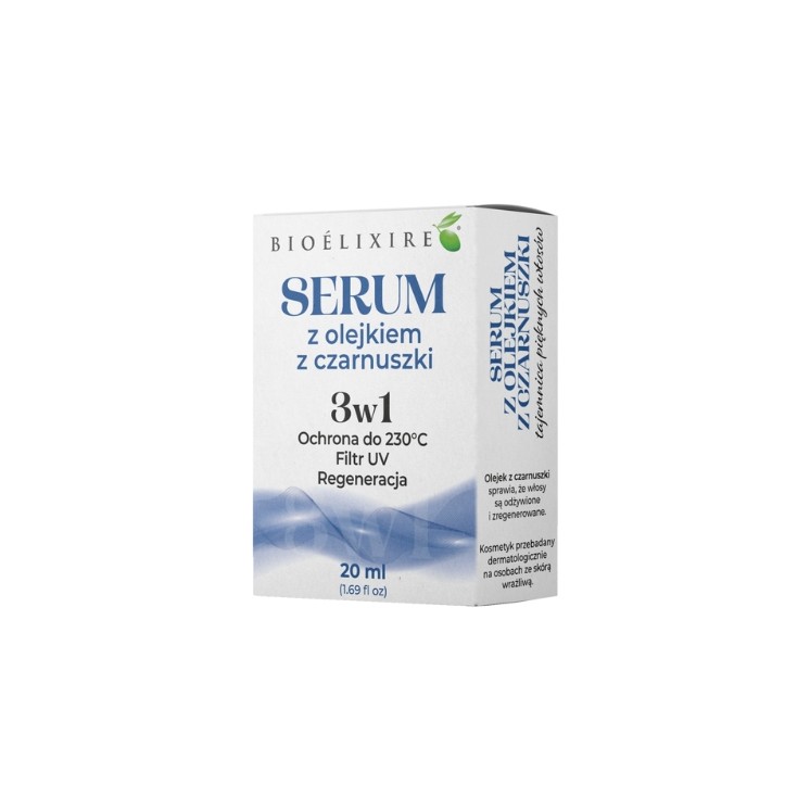 Sérum capillaire à l'huile de nigelle BioElixire Protection UV et régénération 20 ml