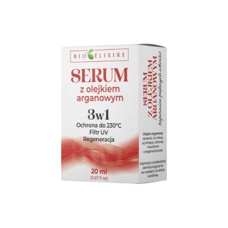 Sérum capillaire à l'huile d'argan BioElixire Protection UV et régénération 20 ml