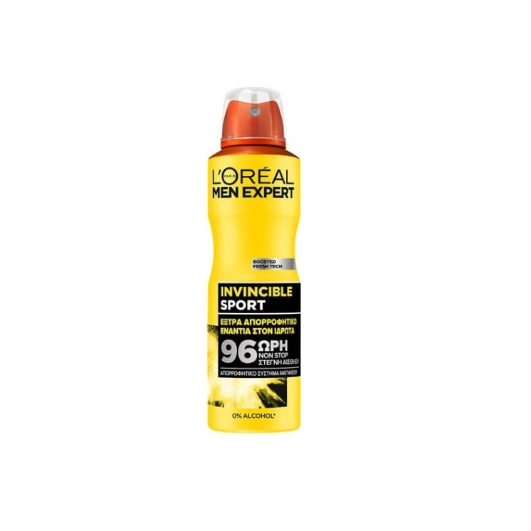 Дезодорант-спрей L'oreal Men Expert Invincible Sport 150 мл