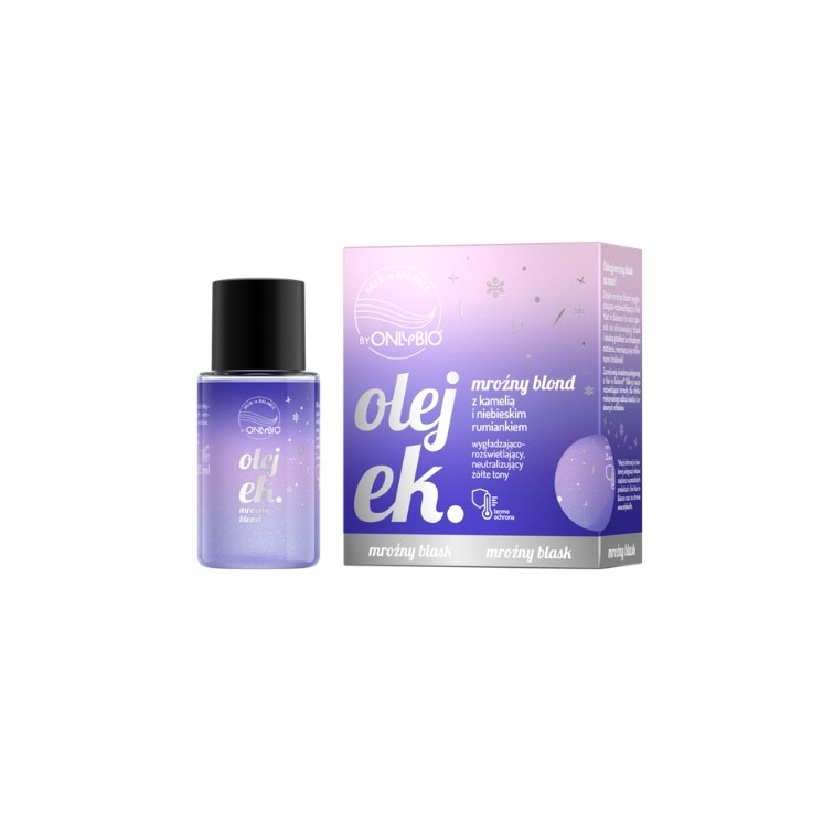 Huile capillaire givrée OnlyBio Hair in Balance pour blond froids 20 ml