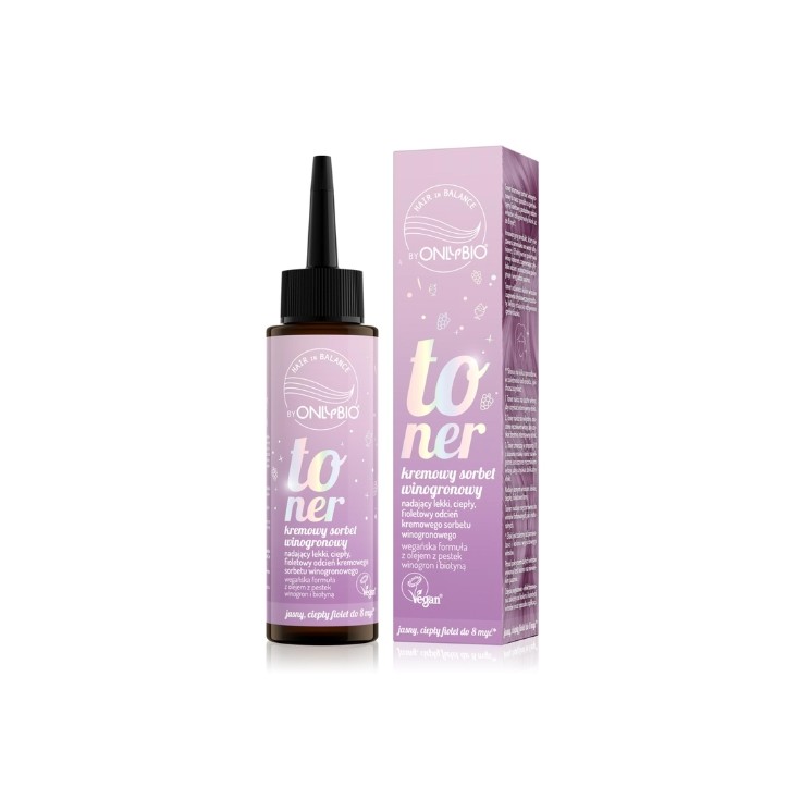 OnlyBio Hair in Balance Tonique Sorbet crémeux au sorbet de raisin 100 ml