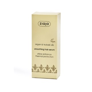 Ziaja Argan satynowe Serum do włosów wygładzające kuracja olejkami arganowym i tsubaki 50 ml