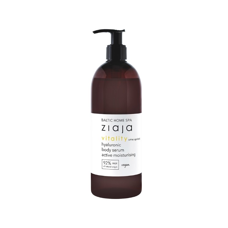 Sérum revitalisant à l'acide hyaluronique Ziaja Baltic Home Spa, hydratant actif pour le corps, 400 ml