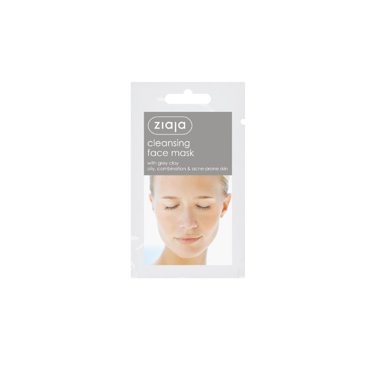 Ziaja Masque nettoyant visage à l'argile grise 7 ml