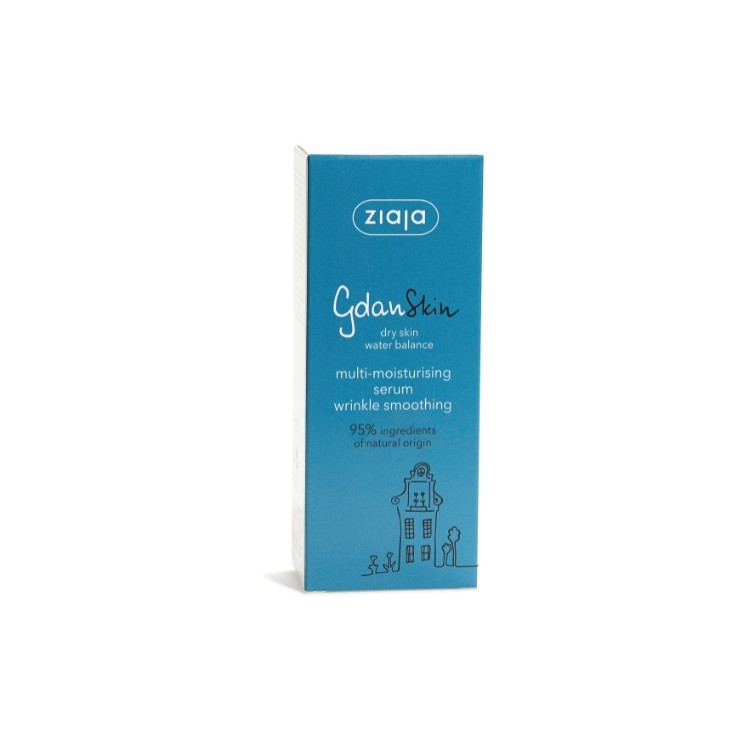 Ziaja GdanSkin Multi-moisturizing Serum Booster anti-age lisse les rides 50 ml