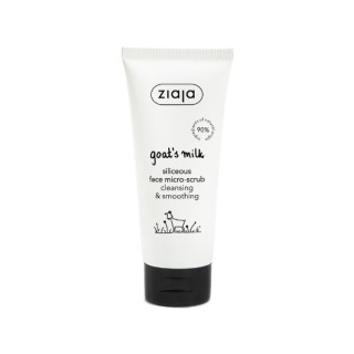 Ziaja Geitenmelk Silica Micro-Scrub voor Gezichtsreiniging Fijne Kristallen Micro-Exfoliërende 75 ml