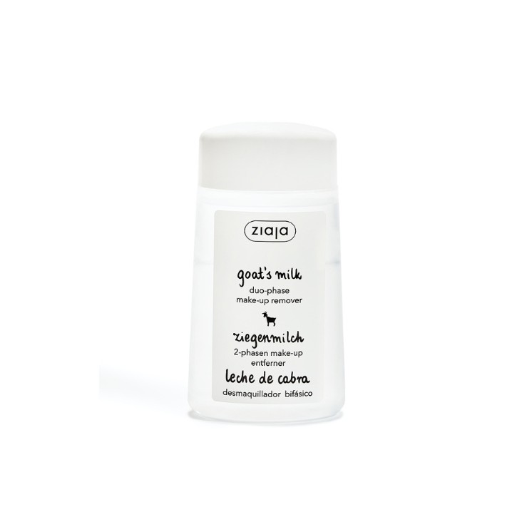 Démaquillant biphasé yeux et lèvres au lait de chèvre Ziaja 120 ml