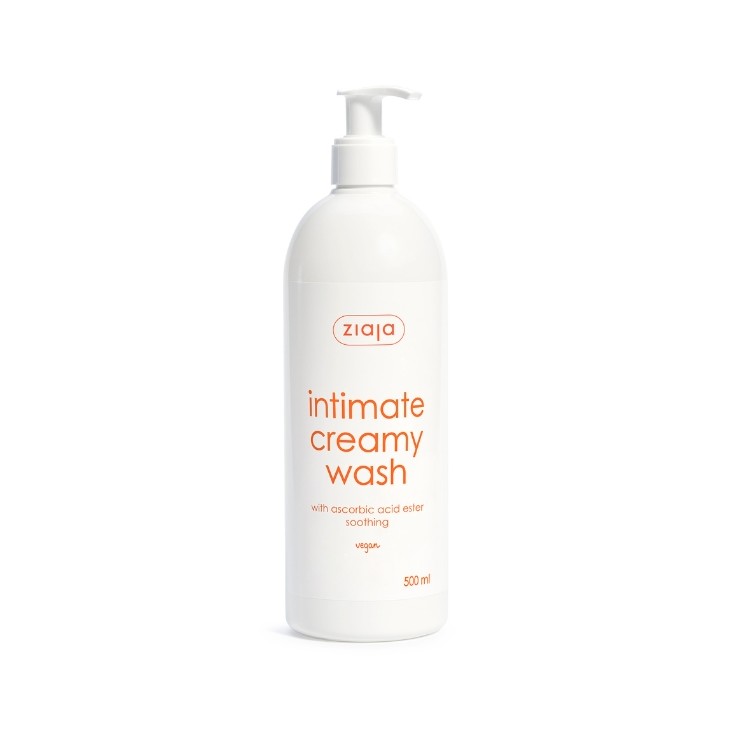 Ziaja Intima Fluide d'hygiène intime crémeux à l'acide ascorbique 500 ml