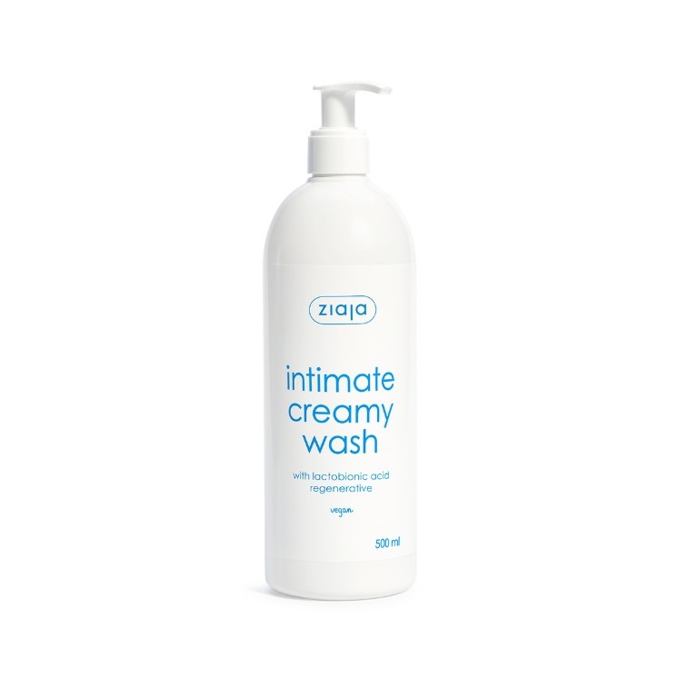 Ziaja Intima Fluide d'hygiène intime crémeux à l'acide lactobionique 500 ml