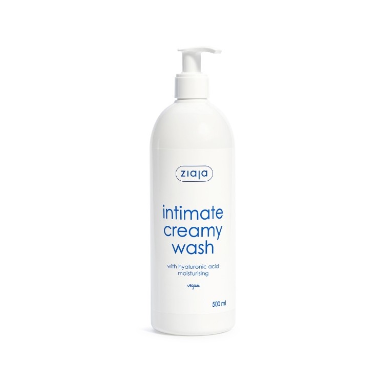 Ziaja Intima Fluide d'hygiène intime crémeux à l'acide hyaluronique 500 ml