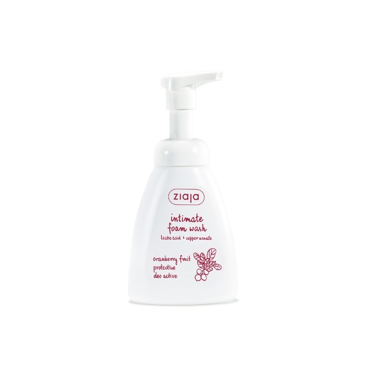 Ziaja Intima Mousse Normalisante pour l'Hygiène Intime Nectar de Canneberge 250 ml