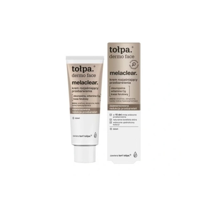 Tołpa Dermo Face Melaclear Crème de jour éclaircissante pour le visage 40 ml
