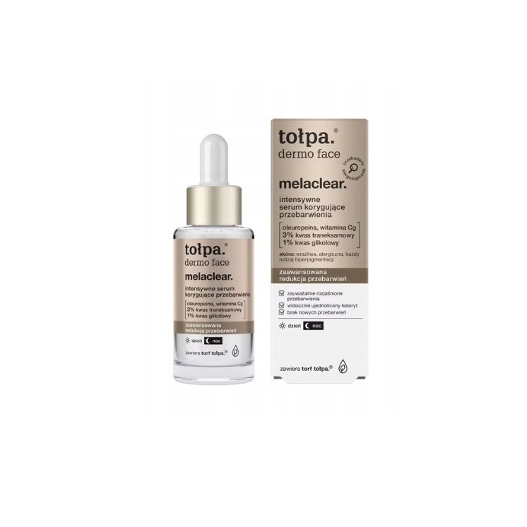 Tołpa Dermo Face Melaclear Sérum Intensif Correcteur de Décolorations Jour et Nuit 30 ml