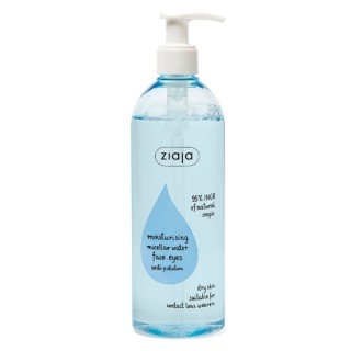 Ziaja Fluide Micellaire Démaquillant Hydratant Visage et Yeux 390 ml