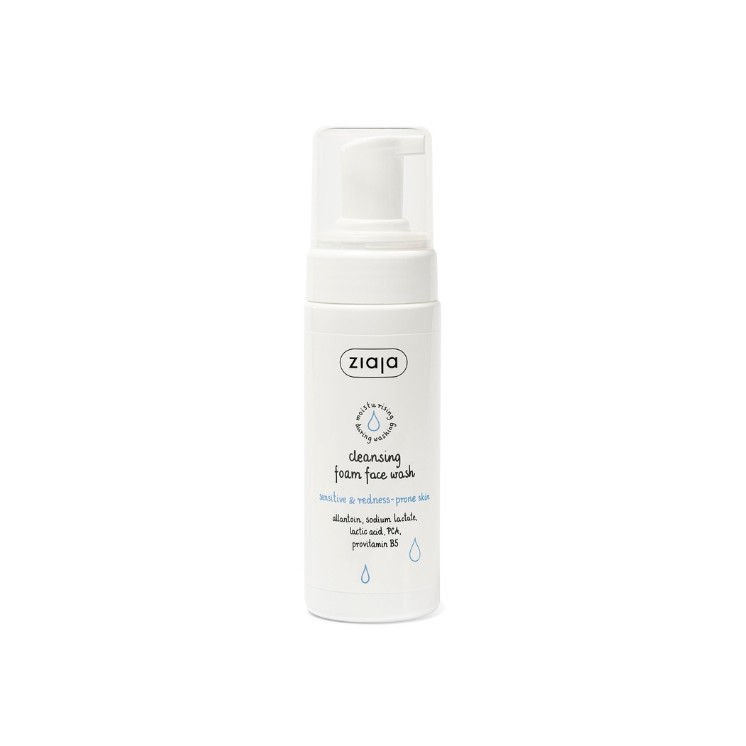 Ziaja Demakijaż Pianka oczyszczająca do cery wrażliwej i zaczerwienionej 150 ml