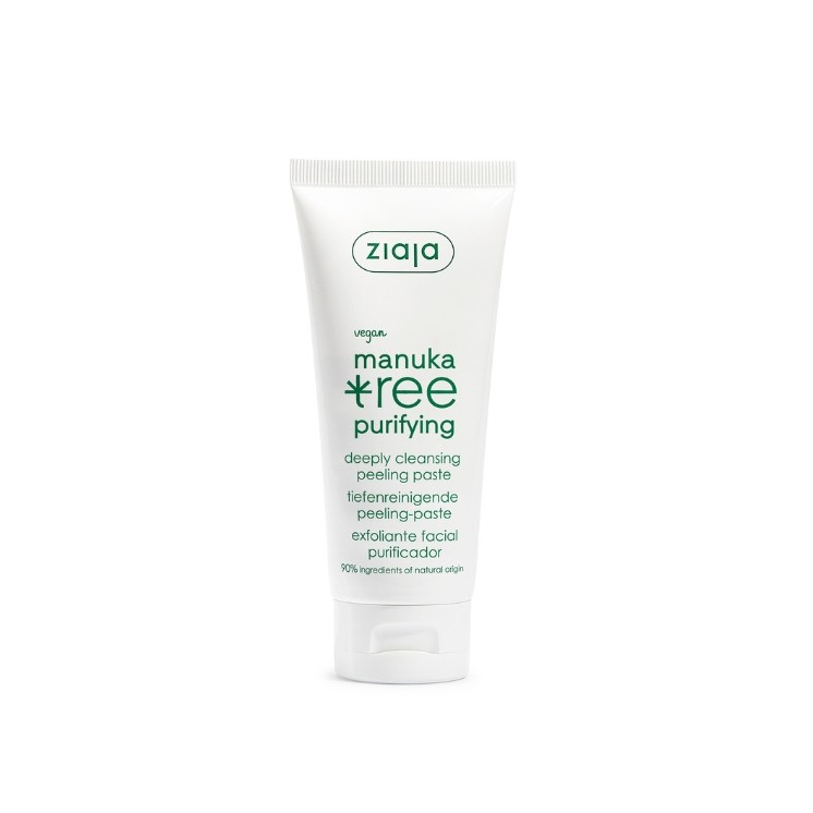 Pâte nettoyante Ziaja pour un nettoyage en profondeur du visage contre les points noirs 75 ml