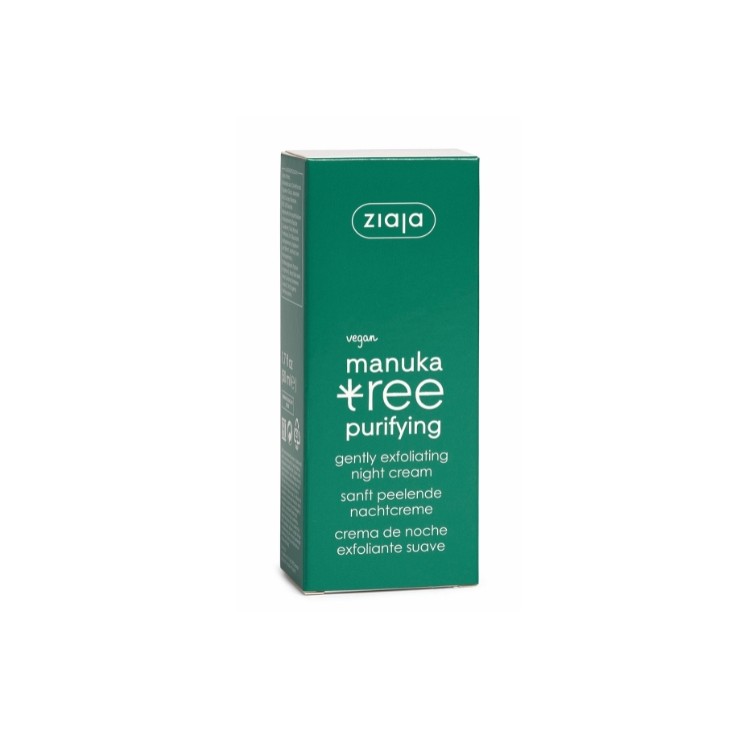 Ziaja Cleansing Mikro-Peeling-Gesichtscreme mit Mandelsäure für die Nacht 50 ml